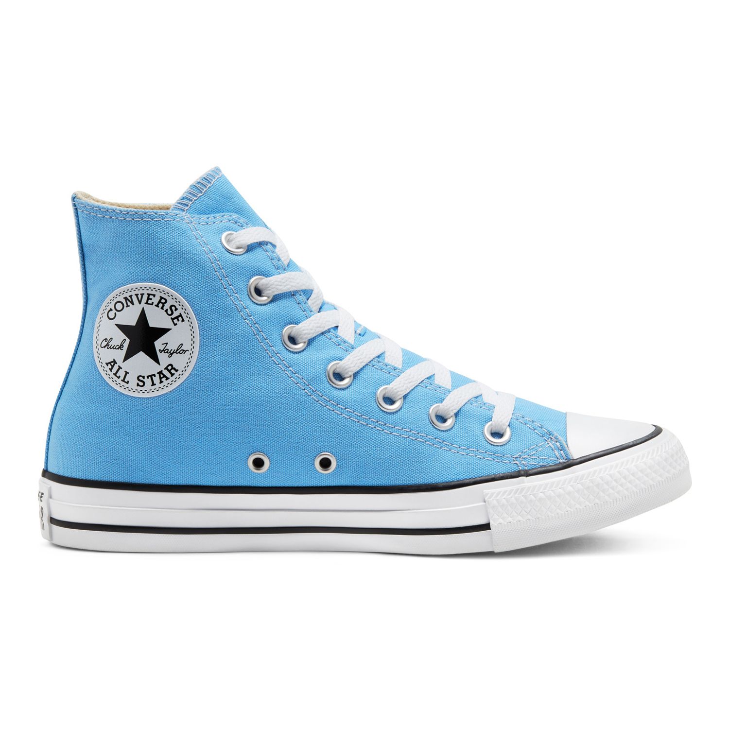 blue converse shoes