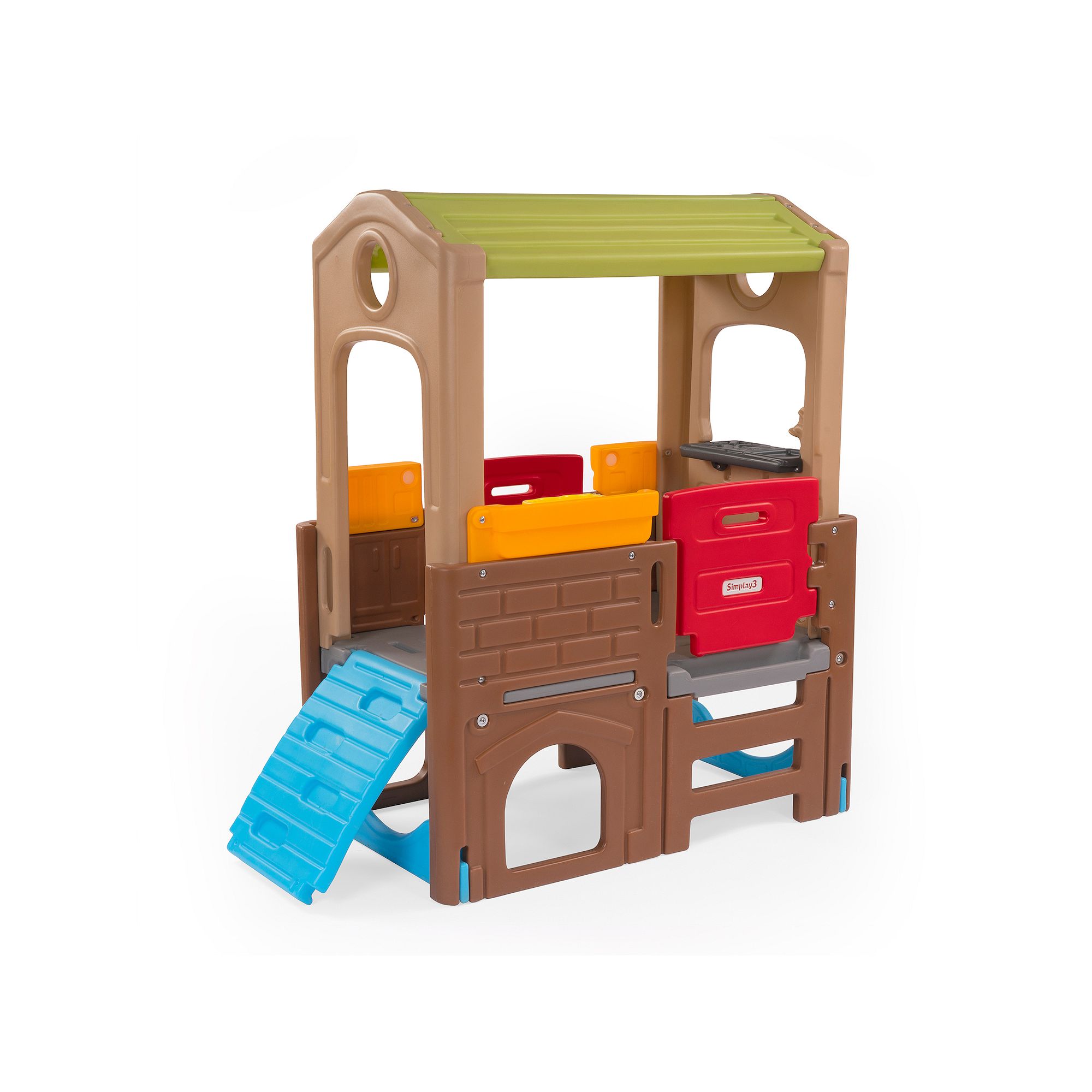 Simplay3 Young Explorers Indoor / Outdoor Discovery Playhouse, Multi