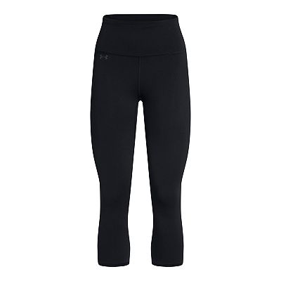 (取寄) アンダーアーマー レディース モーション カプリ レギンス Under Armour women Motion Capri Leggings Black/White Women's Under Armour Motion Capri Leggings