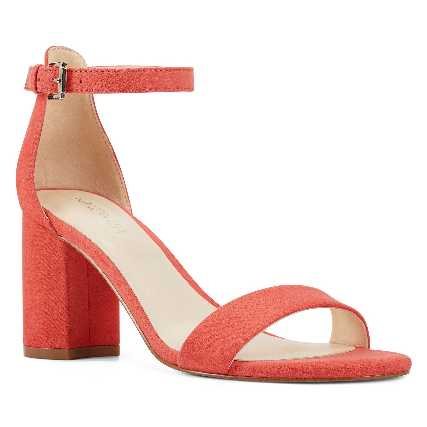 coral evening shoes