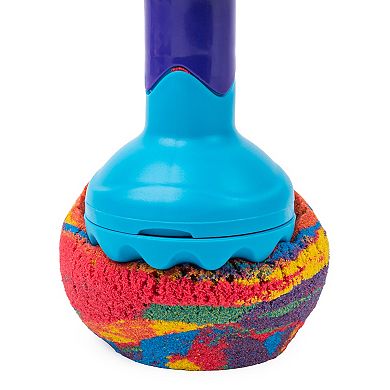 Kinetic Sand Rainbow Mix Set with 3 Colors of Kinetic Sand and 6 Tools