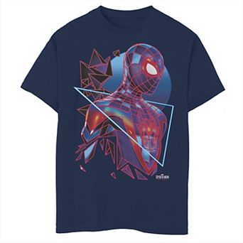 Boys 8-20 Marvel Spider-Man: Miles Morales Shattered Portrait Tee