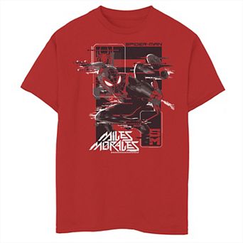 Boys 8-20 Marvel Spider-Man: Miles Morales Glitch Tee