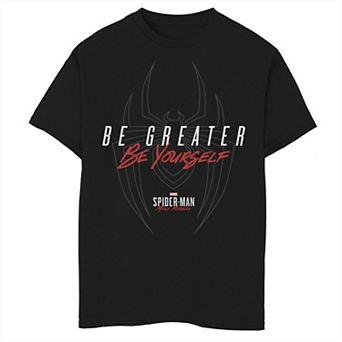 Boys 8-20 Marvel Spider-Man Be Greater Be Yourself Tee