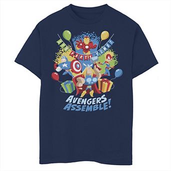 Boys 8-20 Marvel Avengers It's Party Time Tee
