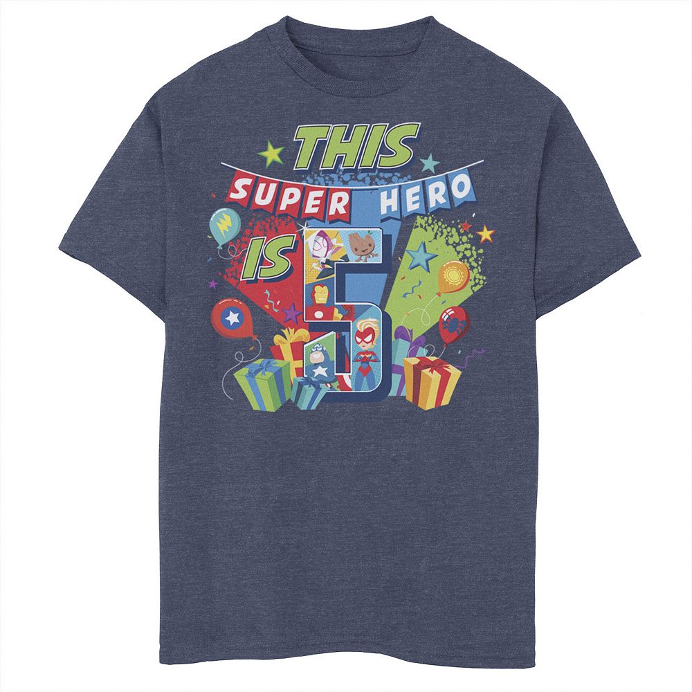 Boys 8-20 Marvel Avengers This Super Hero Is 5 Tee