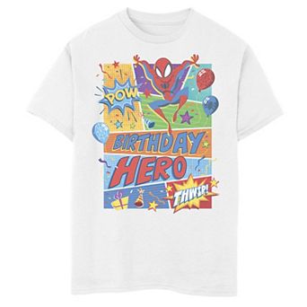 Boys 8-20 Marvel Spider-Man Birthday Tee