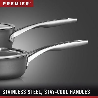 Calphalon® Premier 3.5-qt. Hard-Anodized Nonstick Saucepan Calphalon® Premier 3.5-qt. Hard-Anodized Nonstick Saucepan