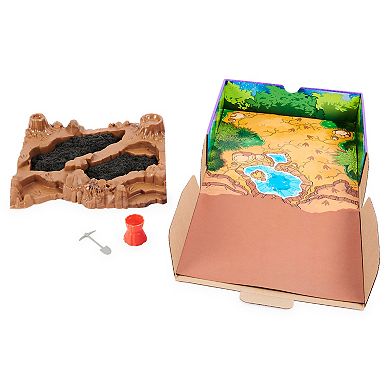 Kinetic Sand Dino Dig Playset with 10 Hidden Dinosaur Bones