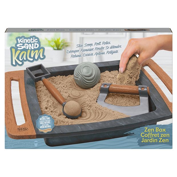 Kinetic Sand Kalm Zen Box Kinetic Sand Set with 3 Tools