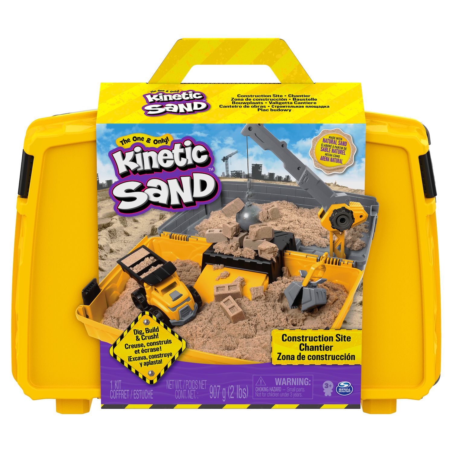 kinetic sand rock crusher playset