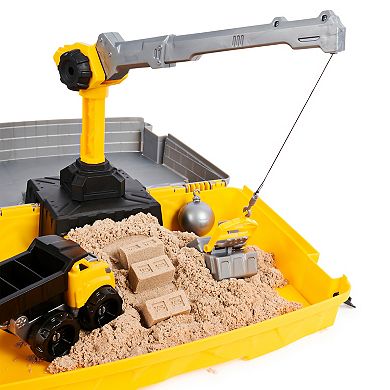 Kinetic Sand Construction Site Folding Sandbox Playset