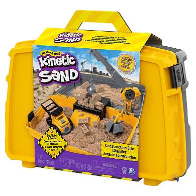 Kinetic Sand Construction Site Folding Sandbox Playset