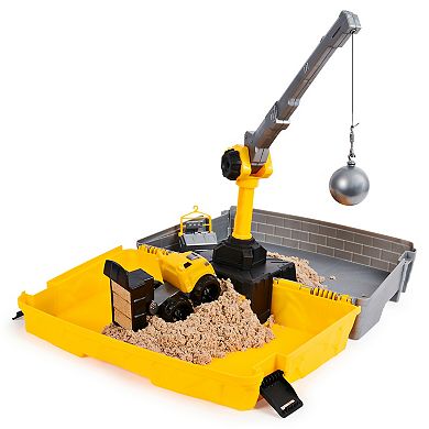 Kinetic Sand Construction Site Folding Sandbox Playset
