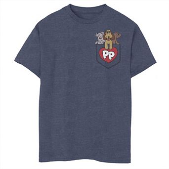 Boys 8-20 Pound Puppies Faux Pocket Graphic Tee