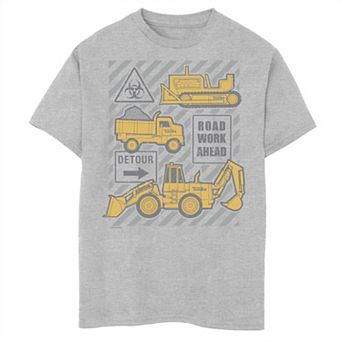 Boys 8-20 Tonka Trucks Road Work Ahead Graphic Tee