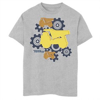 Boys 8-20 Tonka Truck Gears Silhouette Graphic Tee