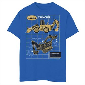 Boys 8-20 Tonka Trencher Grid Schematic Graphic Tee