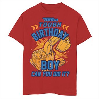 Boys 8-20 Tonka Tough Birthday Boy Can You Dig It Graphic Tee