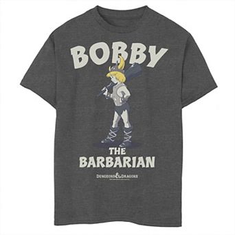 Boys 8-20 Dungeons & Dragons Bobby The Barbarian Portrait Graphic Tee