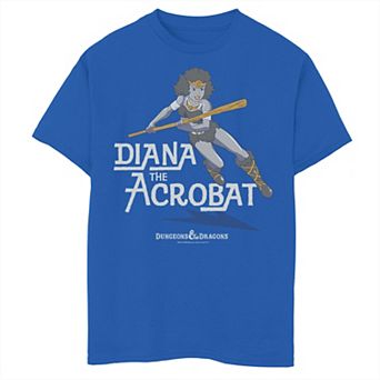 Boys 8-20 Dungeons & Dragons Diana The Acrobat Graphic Tee