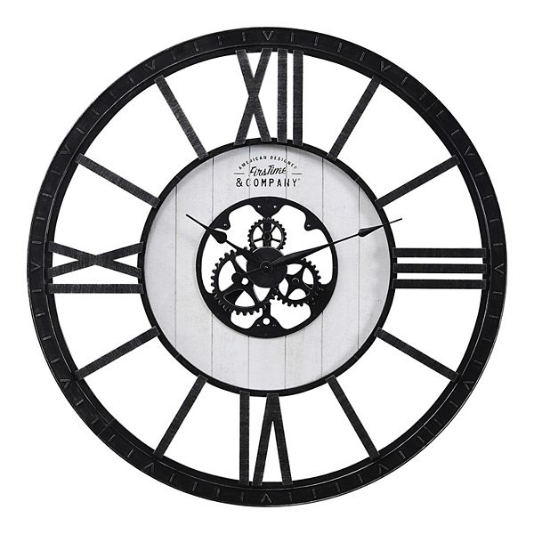 Firstime & Co.® Lowell Large Shiplap Farmhouse Clock