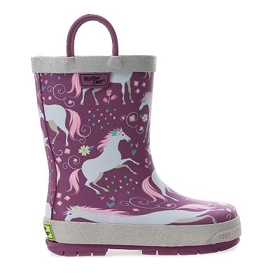 Western Chief Fancy Horse Girls' Waterproof Rain Boots