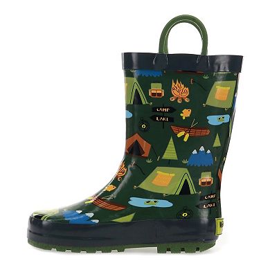 Western Chief Camp Out Boys' Waterproof Rain Boots