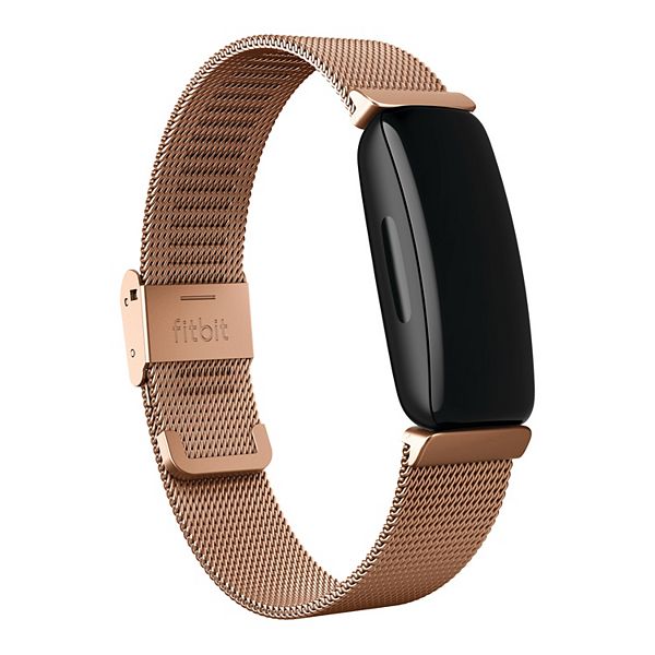 Fitbit Inspire 2 Metal Mesh Rose Gold Accessory Band