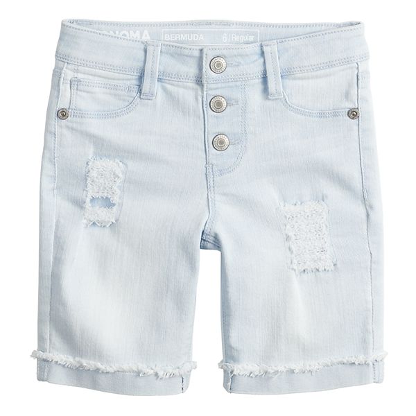 Girls 4-12 Sonoma Goods For Life® Denim Bermuda Shorts