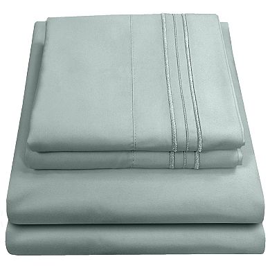 Sweet Home Collection 1500 Thread Count Deep Pocket Sheet Set