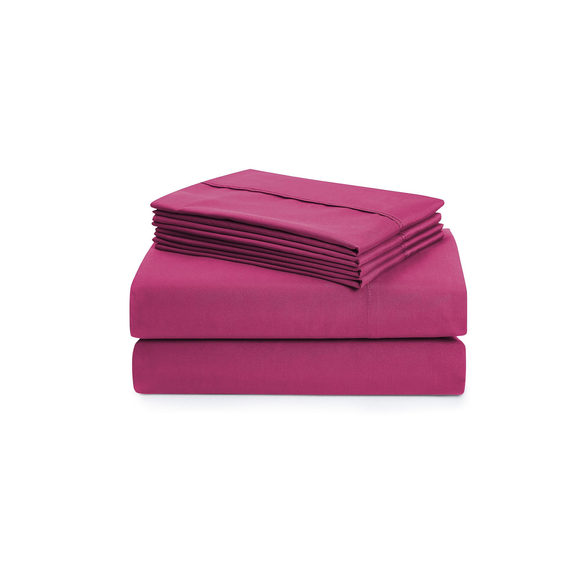 Sweet Home Collection Antimicrobial 1500 Thread Count Sheet Set, Pink