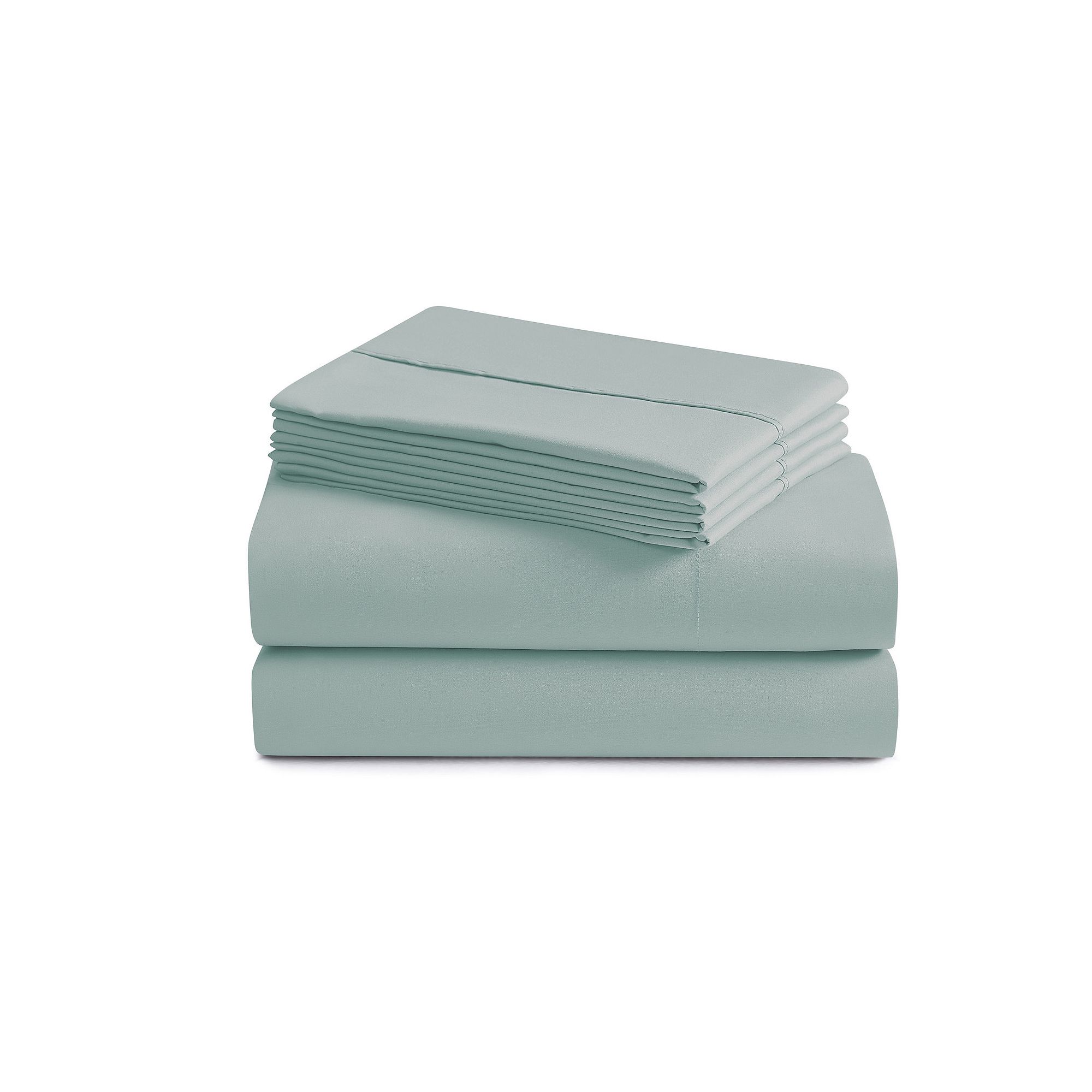 Sweet Home Collection Antimicrobial 1500 Thread Count Sheet Set, Grey