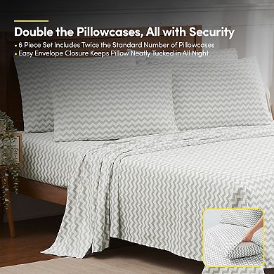 Sweet Home Collection Luxury Print Sheet Set