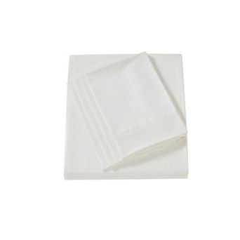 Sweet Home Collection Antimicrobial Luxury Dobby Stripe Sheet Set