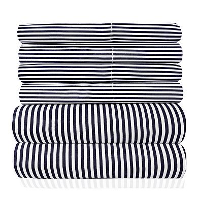 Sweet Home Collection Luxury Classic Stripe Sheet Set
