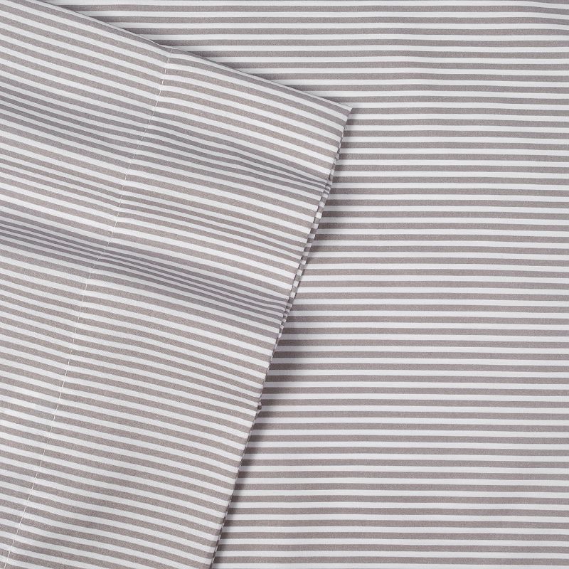 Sweet Home Collection Antimicrobial Luxury Classic Stripe Sheet Set, Multic