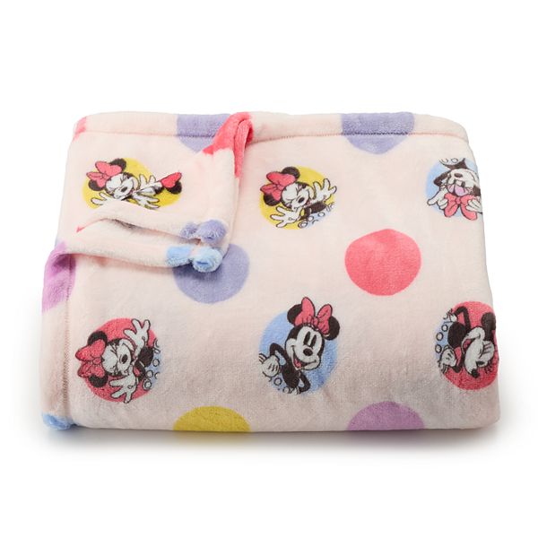 Disney's Oversized Supersoft Printed Plush Throw by The Big One® - Minnie Polka Dot