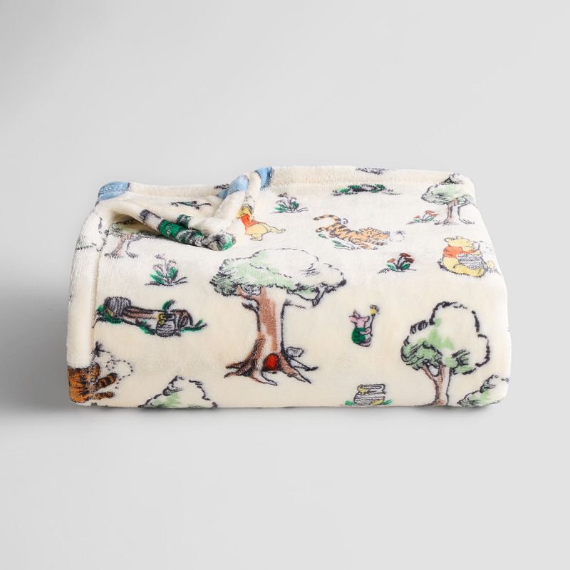 Disney Oversized Supersoft Printed Plush Throw Blanket by The Big One®, Pooh Capsule