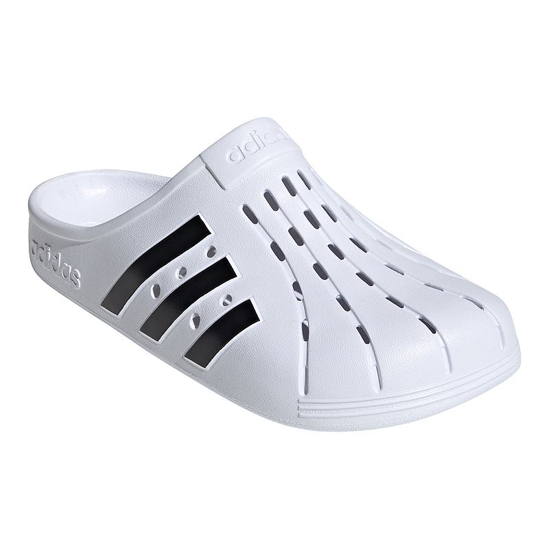 adidas Adilette Womens Clogs, Size: M4W5, White