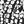 Black White Floral