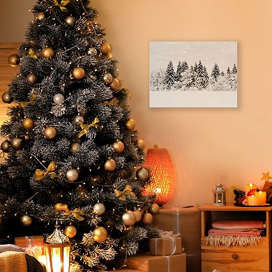 Winter Pines LED Wall Decor