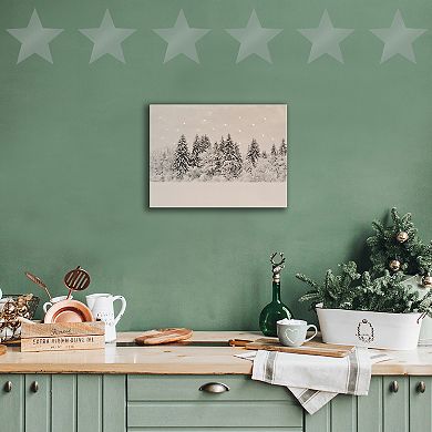 Winter Pines LED Wall Decor