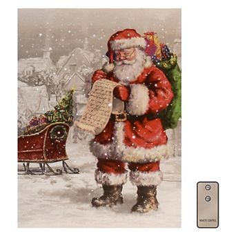 Santa LED Wall Decor