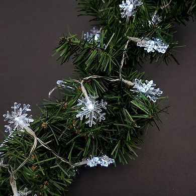 Snowflake LED String Lights 2-piece Set