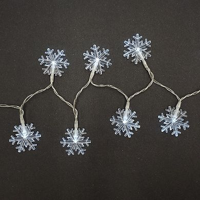 Snowflake LED String Lights 2-piece Set
