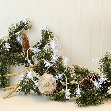 Snowflake LED String Lights 2-piece Set