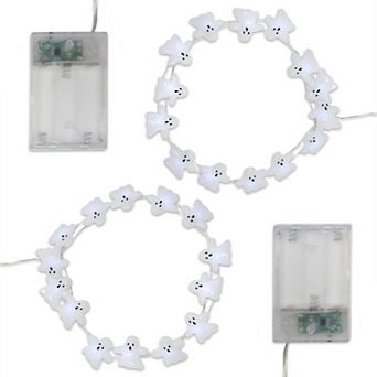 Ghosts LED Mini String Lights 2 pc Set