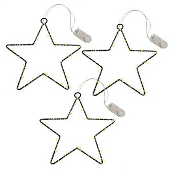 Star LED Wall Decor 3 pc Set