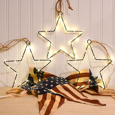 Star LED Wall Decor 3-piece Set